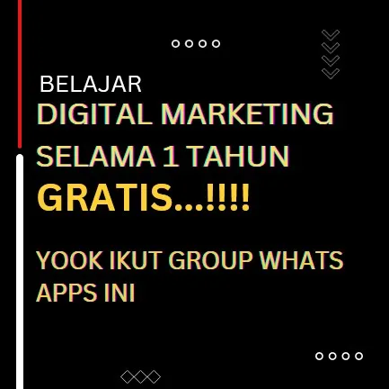 Belajar Digital Marketing Selama 1 tahun